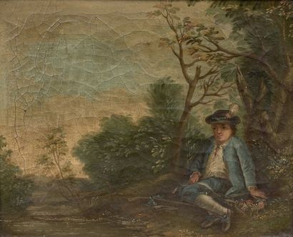 Attribuée à Jean-Baptiste DESCAMPS (1706-1791)
Le...