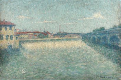 ?Achille LAUGE (1861-1944)
Le pont Saint...