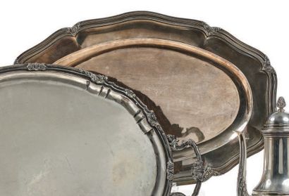 Plat ovale en argent (925 millièmes), modèle...