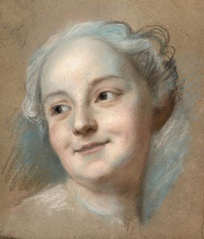 D'après Maurice-Quentin DE LA TOUR (1704-1788)

Portrait...