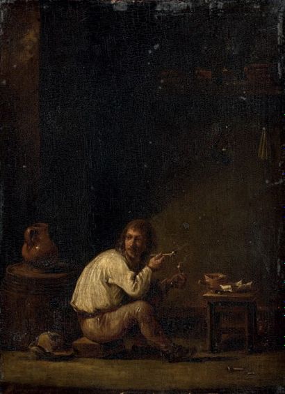 Ecole Flamande du XIXème siècle

Fumeur de...