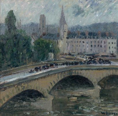 Gustave LOISEAU (1865-1935)

Rouen, le pont...