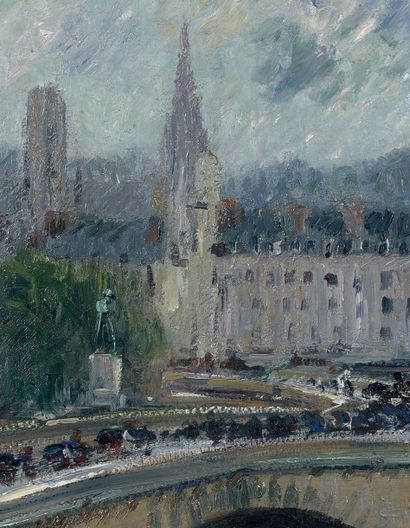 Gustave LOISEAU (1865-1935)

Rouen, le pont...