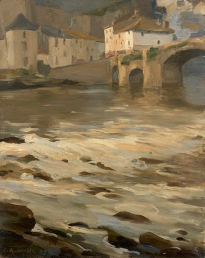 Gaston BALANDE (1880-1971)

Paysage de rivière...