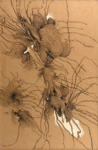 Bernard REQUICHOT (1929-1961)

Composition.
Encre...