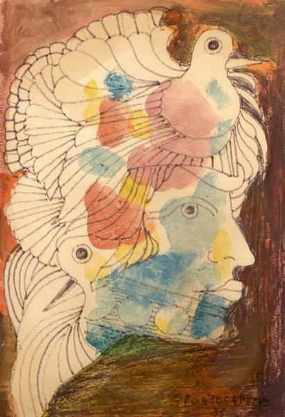 René PORTOCARRERO (1912-1986)

Femme à l'oiseau,...