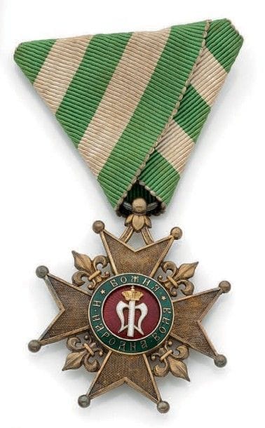 BULGARIE

Croix de l'avènement de Ferdinand...