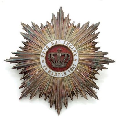 ROUMANIE

Ordre de la Couronne, plaque de...