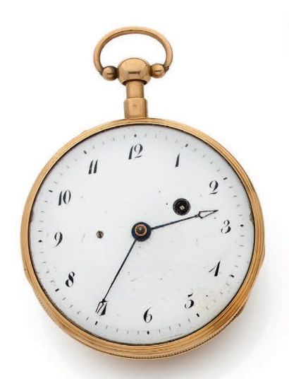 Montre de gousset à répétition en or (750...