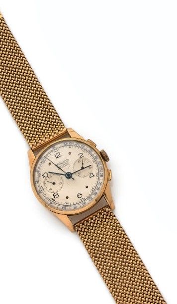Montre bracelet d'homme en or jaune (750...