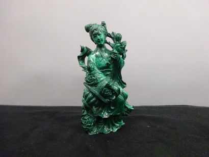 CHINE

Sculpture en malachite représentant...