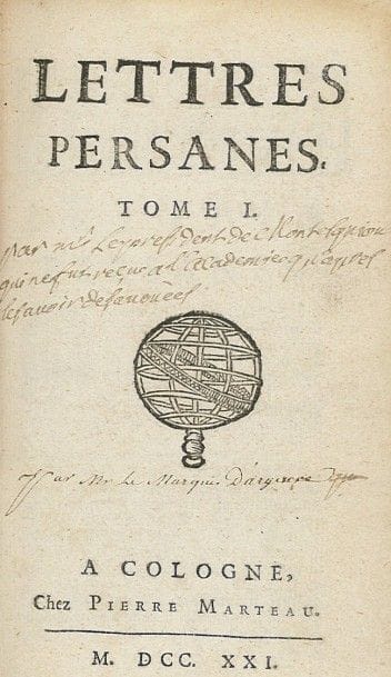 MONTESQUIEU.


Lettres persanes. A Cologne,...