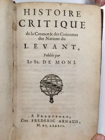 MONI (de).


Histoire critique de la Créance...
