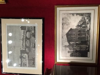 Lot de 8 lithographies.
Tirages XIXe et XXe...