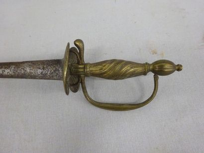 Deux épées d'uniforme de type 1786.

Montures...