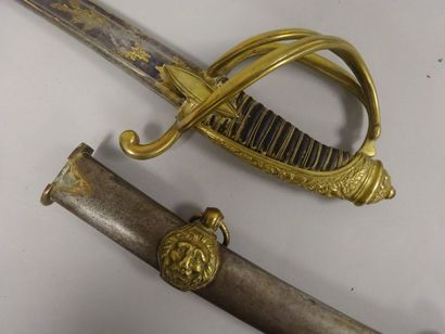Sabre d'officier de Chasseur à cheval.

Garde...