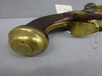 Pistolet d'officier de marine à silex.

Canon...