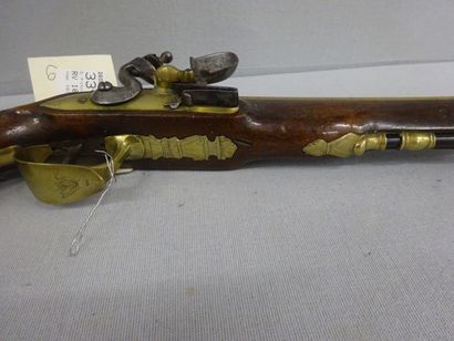 Pistolet d'officier de marine à silex.

Canon...