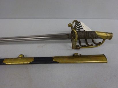 Sabre d'officier de dragon (composite).
Garde...