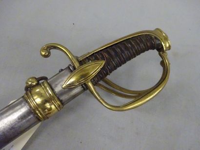 Sabre d'officier de Chasseur à cheval.

Garde...