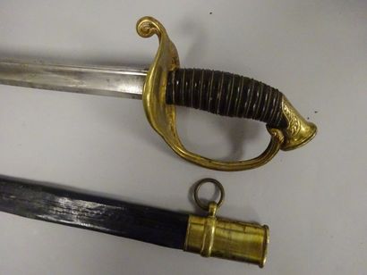 Sabre de modèle 1845.

Garde en laiton à...