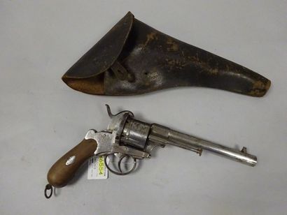 Revolver à broche, système Lefaucheux, double...