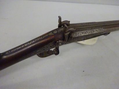 Fusil de chasse à broche à deux canons en...