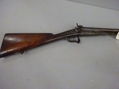 Fusil de chasse à broche à deux canons en...