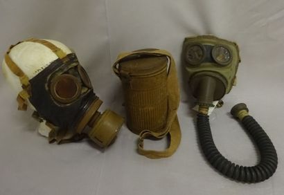 - Etui de masque à gaz allemand. Couleur...