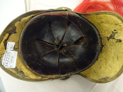 Casque de Cuirassier troupe modèle 1873.

Portant...