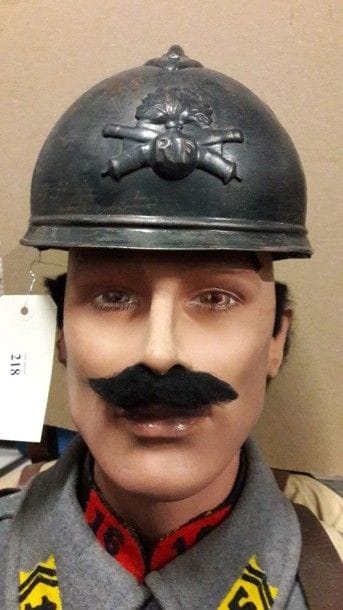 Casque Adrian modèle 1915 modifié Artillerie...