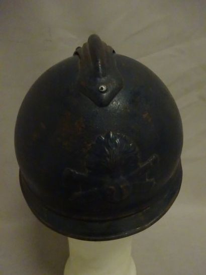 Casque Adrian modèle 1915 modifié Artillerie...