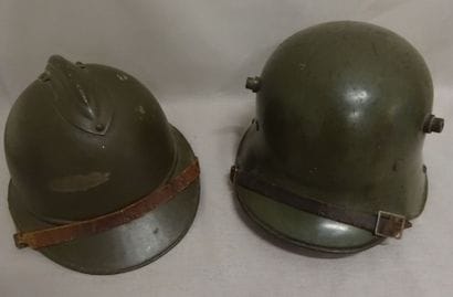 Casque allemand modèle 1916 dit Stahlhelm....