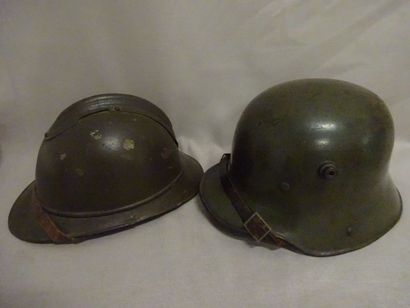 Casque allemand modèle 1916 dit Stahlhelm....