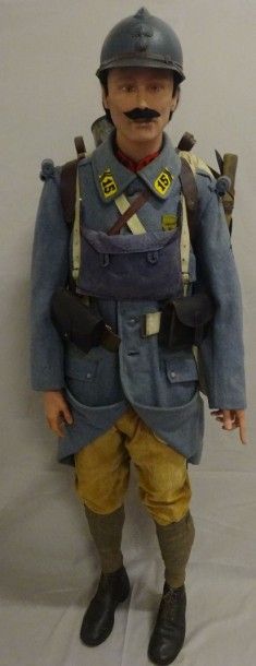 Mannequin d'un soldat du 15ème Léger.

Képi,...