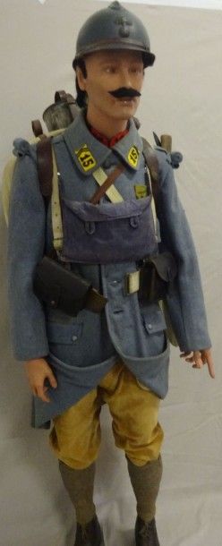 Mannequin d'un soldat du 15ème Léger.

Képi,...