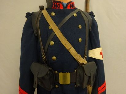 Mannequin d'un caporal du 141ème R.I.

Avec...