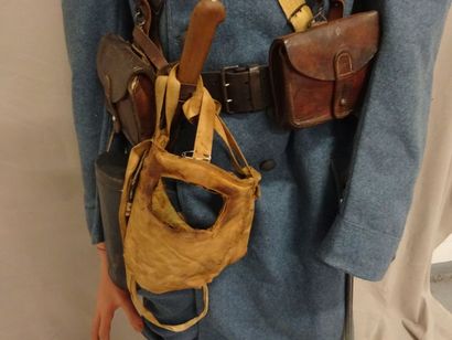 Mannequin d'un soldat d'Infanterie bleue...