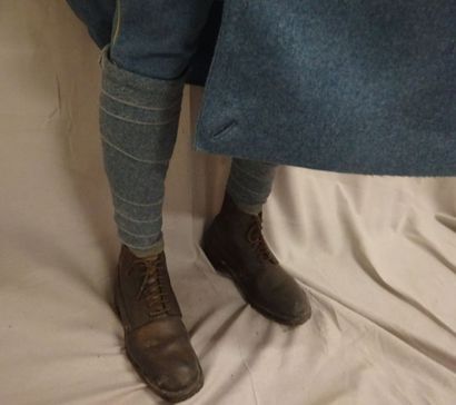 Mannequin d'un soldat d'Infanterie bleue...