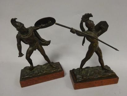 Achille et Hector.

Epreuves en bronze à...