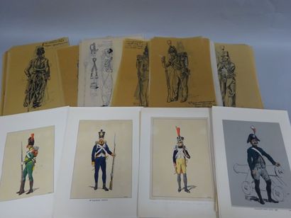 ARMEE DU PREMIER EMPIRE

- Lot de diverses...