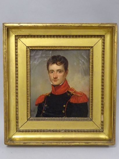 Alexandre BALLY (1764-1831) 

Portrait d'artilleur...