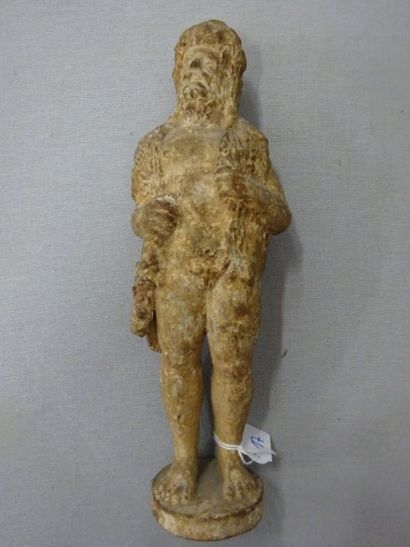 Lot :
- Statuette-personnage à la peau de...