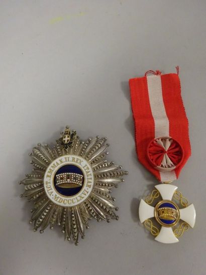 ITALIE

Ordre de la Couronne d'Italie.
-...