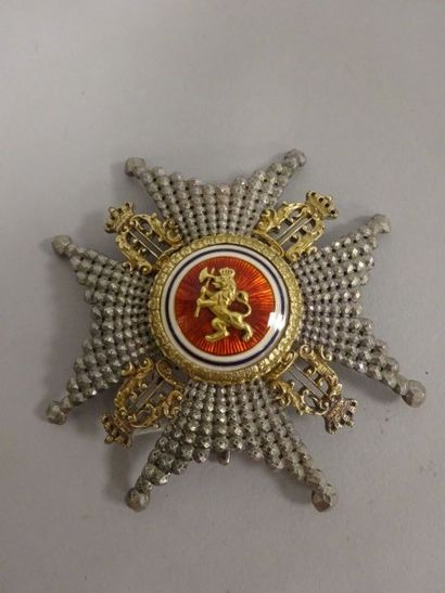 NORVÈGE

Ordre de Saint Olav.
Plaque de Commandeur...