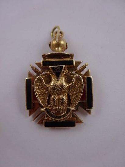 Insigne de franc-maçon selon le rite écossais.
En...