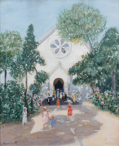Francis SMITH (1881-1961)
Sortie de messe....