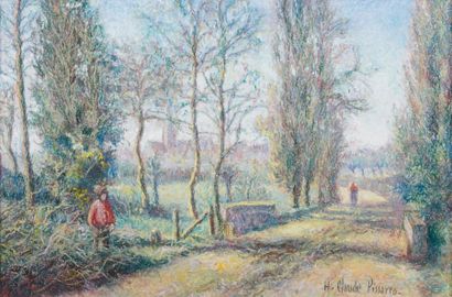 Claude PISSARRO (né en 1935)
La route de...
