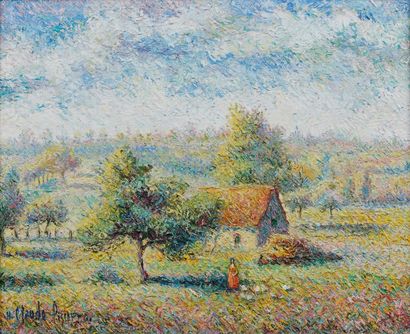 Claude PISSARRO (né en 1935)
Le poulailler...