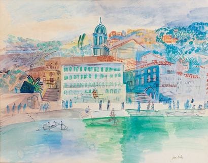 Jean DUFY (1888-1964)
Villefranche-sur-mer,...
